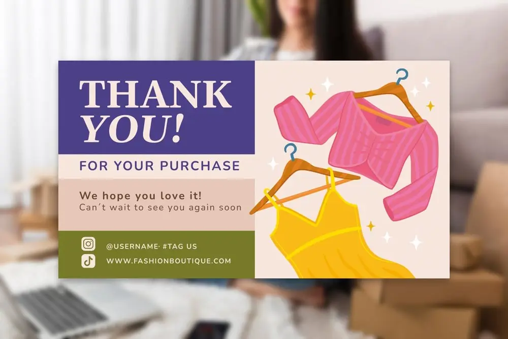 Thank you Flyer Ship To The Moon