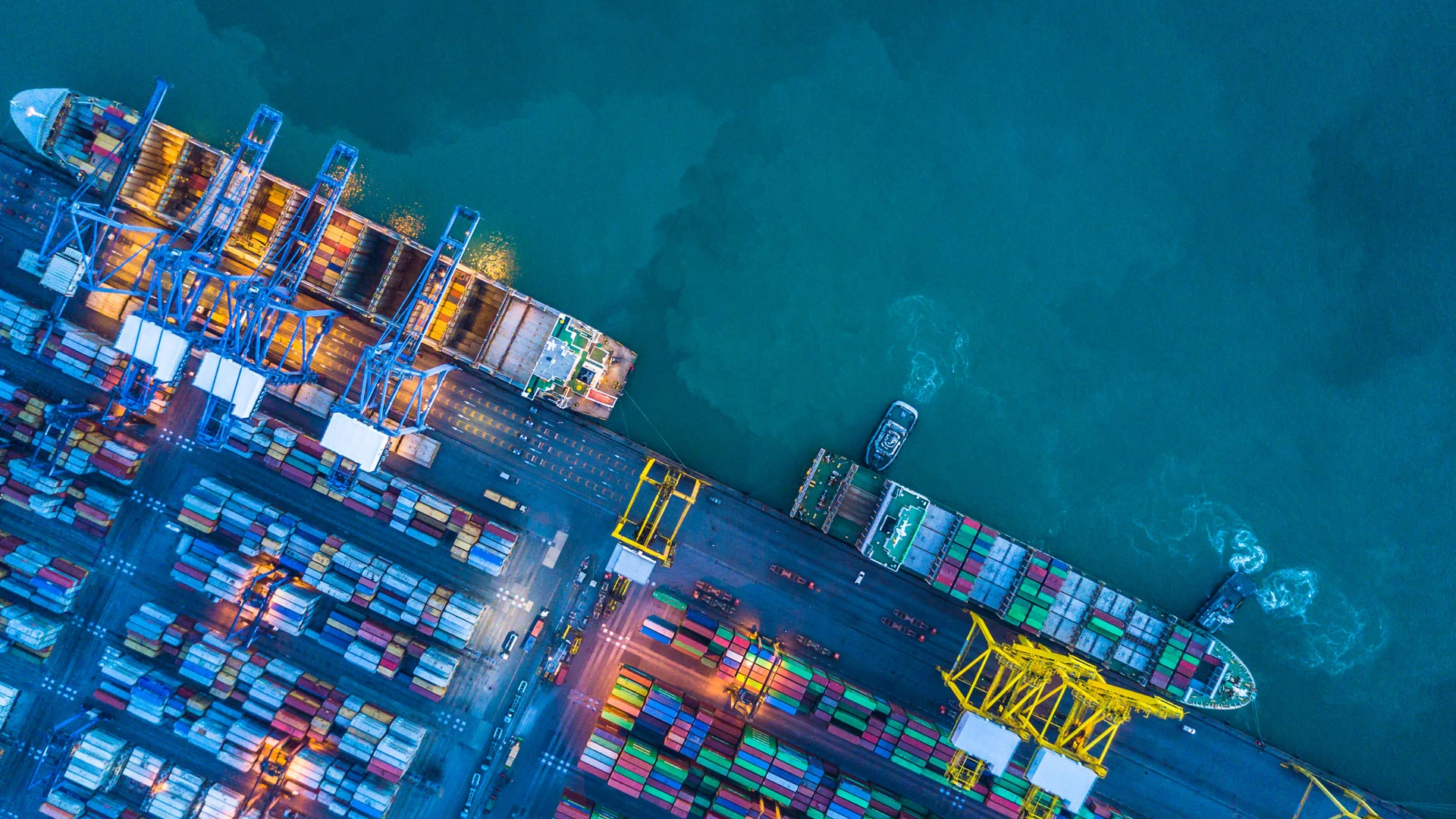 maritime logistics network banner