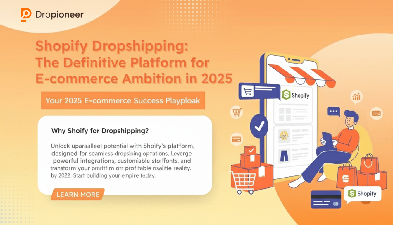 A Strategic Blueprint for Success with Shopify and Dropioneer