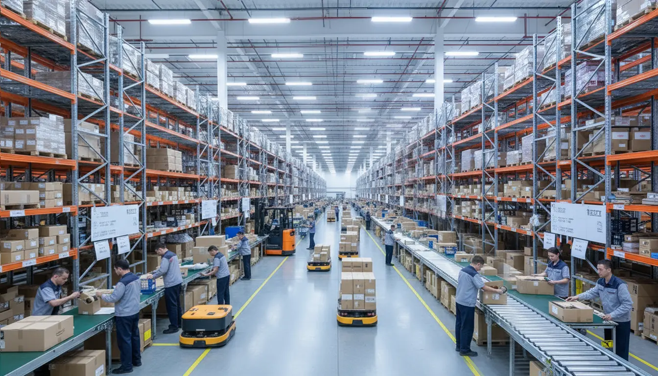 Professional dropshipping fulfillment center vs traditional slow shipping comparison.