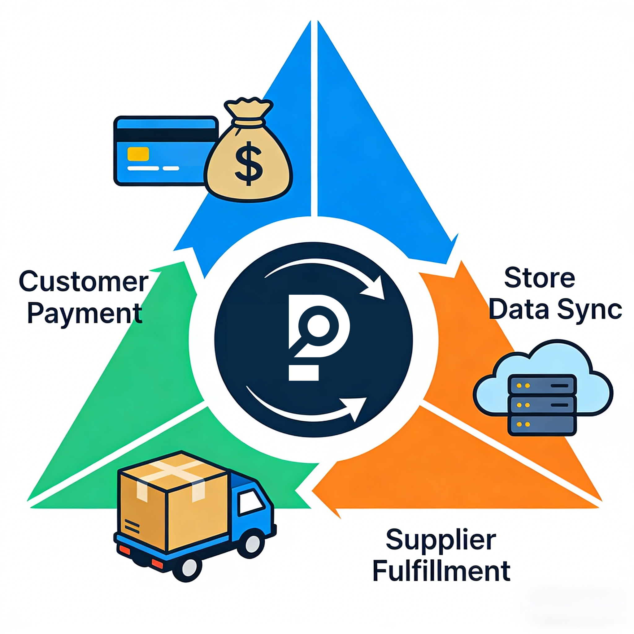 how-dropshipping-works-money-data-flow