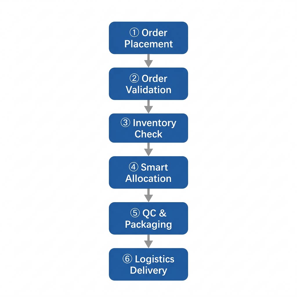 The "Zero-Asset" Architect: Mastering Ecommerce Supply Chain Automation Without a Team or Warehouse ecommerce-supply-chain-sop-flowchart