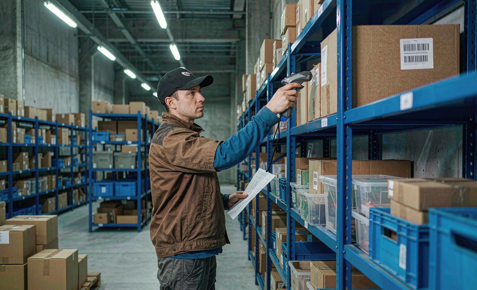 How Order Fulfillment Works: The Real Dropshipping Flow Warehouse worker picking items from shelving