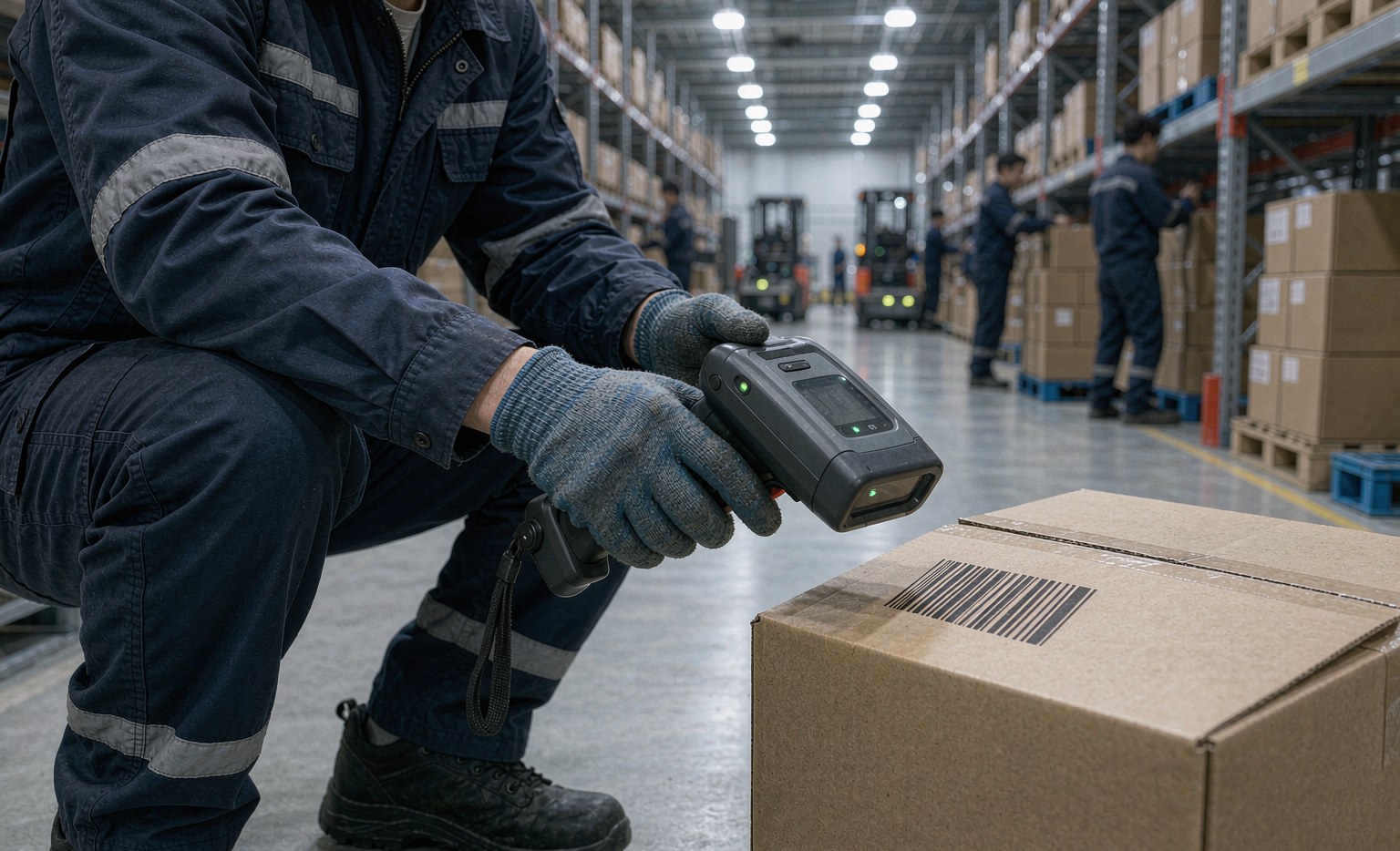 How Order Fulfillment Works: The Real Dropshipping Flow Scanner verifying an order before shipment